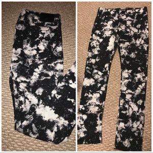 Black and White Galaxy Jeans (30)